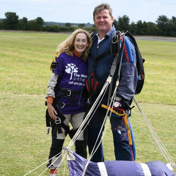 Alison Page Skydive landed